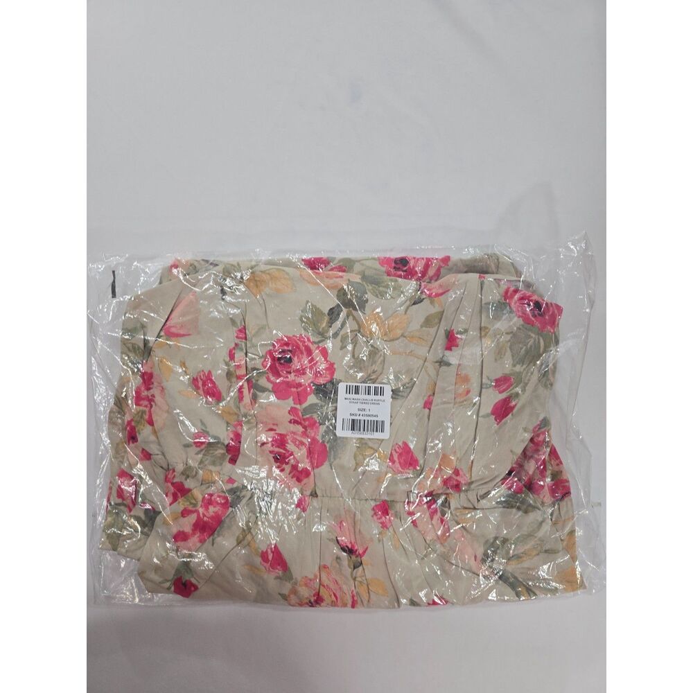 Torrid Maxi Challis Ruffle Strap Tiered Dress Plus Size 11x  Boho floral NWT BM - Picture 6 of 6